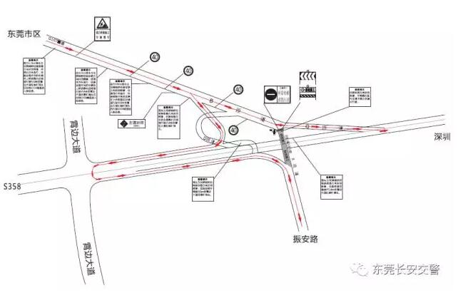 107国道长安涌头立交桥往深圳方向实施全封闭【绕行方案】-货掌柜www.huozhanggui.net