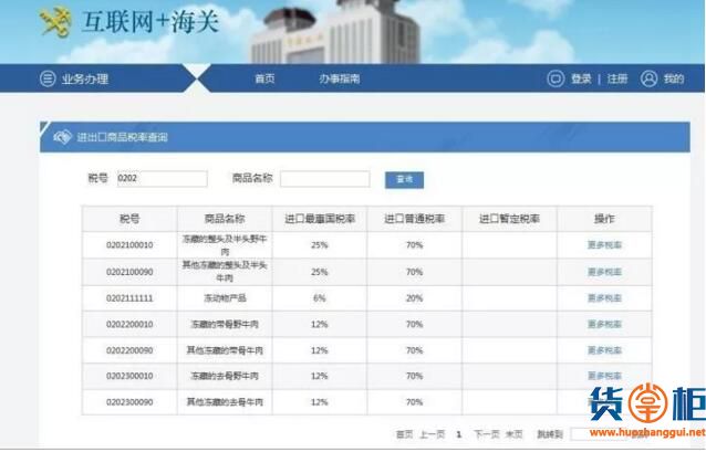 “互联网+海关”神器，查进出口税率so easy ！-货掌柜www.huozhanggui.net