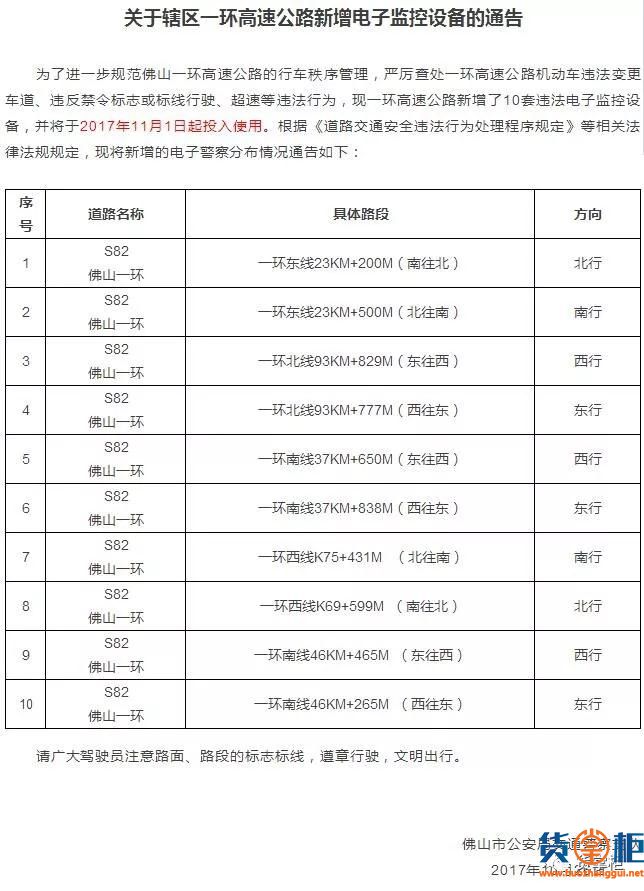 货车硬闯佛山一环，被扣18分，罚款1200！-货掌柜www.huozhanggui.net