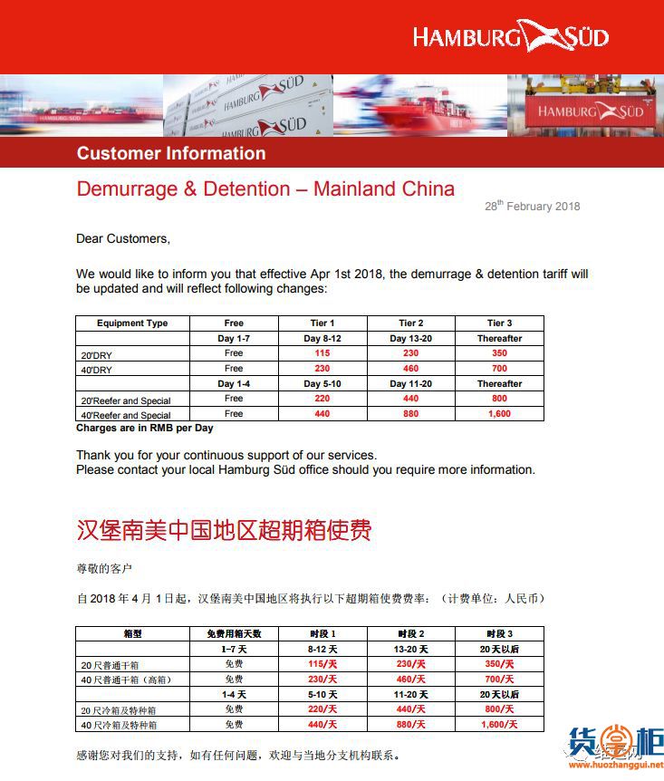 关于近期MSC、HBS、OOCL、HMM船公司一些通知汇总！-货掌柜www.huozhanggui.net